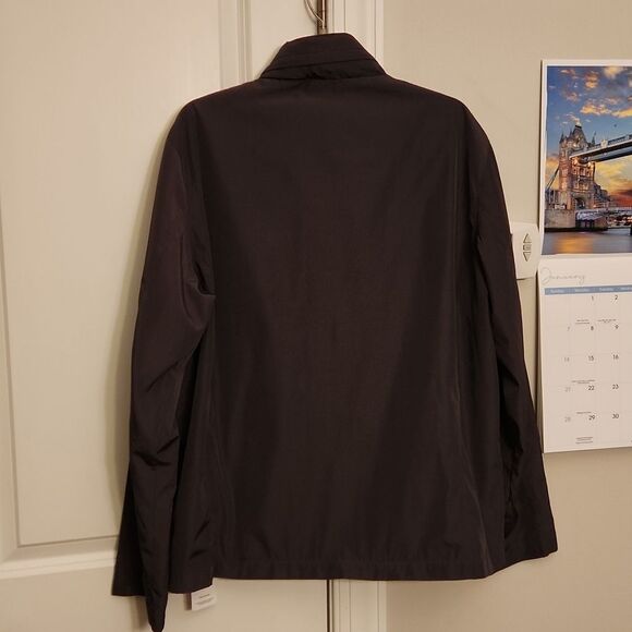 Tech by Tumi Women's Dark Gray Waterproof Jacket w/ Hood Size L - Picture 9 of 9